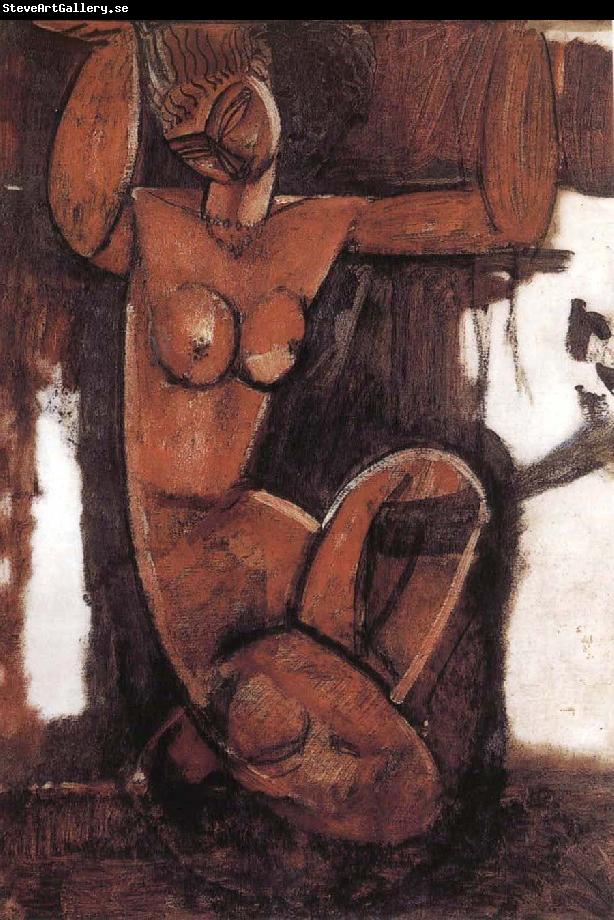 Amedeo Modigliani Caryatid